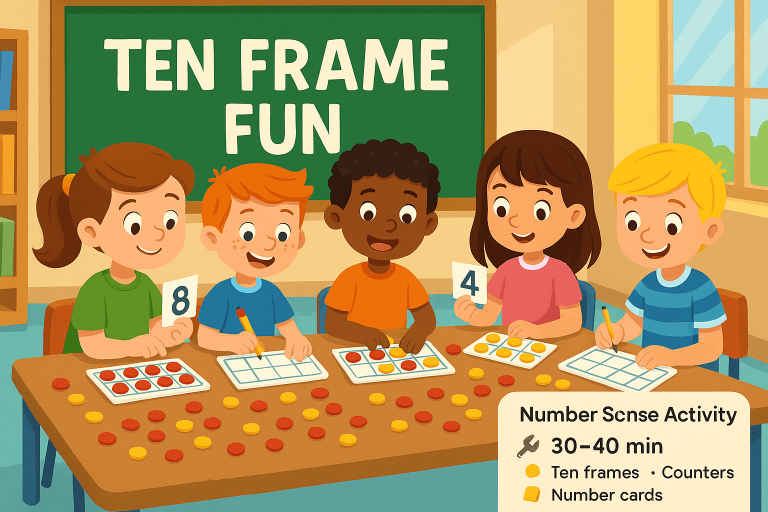Ten Frame Fun Activity