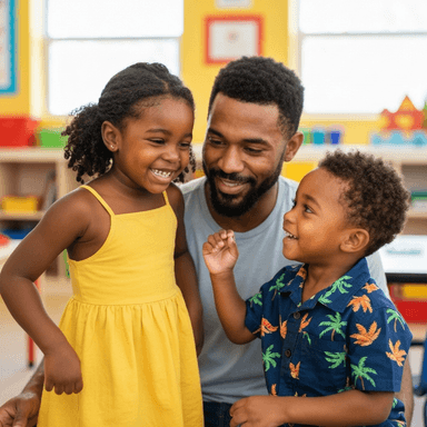 Caribbean family portrait example