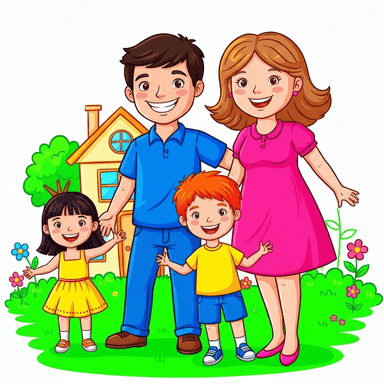 Family drawings example